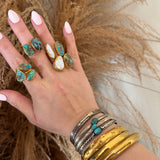 Set Of Turquoise Stack Bracelets (3)