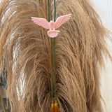 Eagle Bolo Necklace - Blush Pink + Olive Green + Yellow