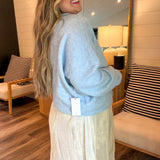 The Piper Cardigan - Sky Blue
