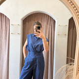 Electric Navy Stripe Top