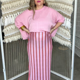 {Mumu} Saturday Skirt - Porto Stripe