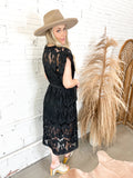 Luxury Cowgirl Dress- Black