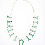 Turquoise Squash Blossom Necklace