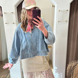 Easy Like Sunday Denim Top