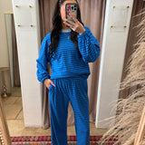 Primary Take Terry Pants - Electric Blue