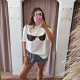 Wild Thing Leopard Bra Tee