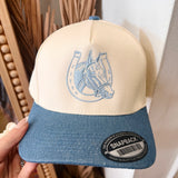 Horseshoe Head Canvas Cap