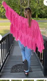 Shaggy Gal Cardigan- Pink