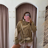 Greenwich High Neck Trench Jacket