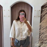 Candy Cream Button Down Cardigan