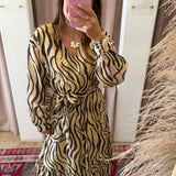 Laguna Zebra Maxi Dress