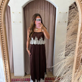 Emmylou Maxi Dress - Chocolate