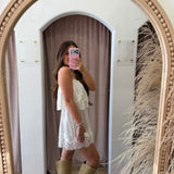 Emmylou Mini Dress - Ivory