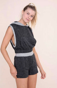 Melange Color Block Shorts