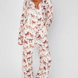 {MUMU} Classic PJ Set - Country Horses Jersey