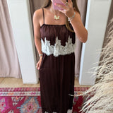 Emmylou Maxi Dress - Chocolate