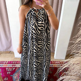 Laguna Zebra Maxi Dress