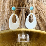 Bone Dangle Earring #1