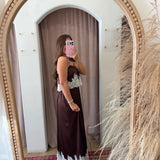 Emmylou Maxi Dress - Chocolate
