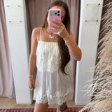 Emmylou Mini Dress - Ivory