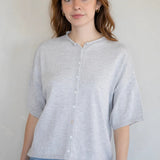 Silverstone Short Sleeve Cardigan - Grey