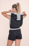 Melange Color Block Shorts