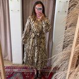 Laguna Zebra Maxi Dress