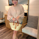 The Hamptons Gingham Top - Tan