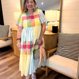 Summer In Paradise Short Sleeve Maxi Dress