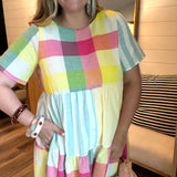 Summer In Paradise Short Sleeve Maxi Dress