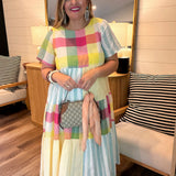 Summer In Paradise Short Sleeve Maxi Dress