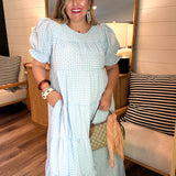 Bluebell Gingham Maxi Dress