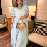 Bluebell Gingham Maxi Dress