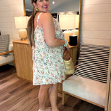 Garden Party Ruffle Tunic Top