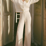 Elsa Cable Cardigan -  Vanilla Ice