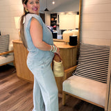 Jet Setter Pant Set - Denim