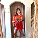 The Very Oversized Dream Big Brenda Tee - Red