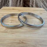 Large Plain Jane Bracelet - Silver