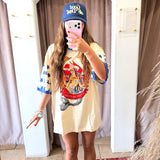 The Very Oversized Dream Big Brenda Tee - Cream