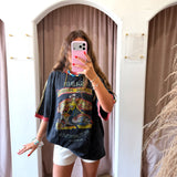 The Very Oversized Flying Mermaid Tee - Black