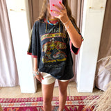 The Very Oversized Flying Mermaid Tee - Black