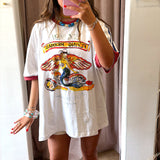 The Very Oversized Flying Mermaid Tee - White