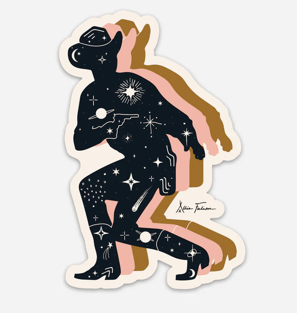 Space Cowboy Sticker