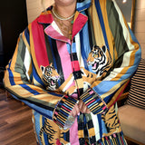 Tiger Dreams Silk Pajama Pant Set