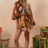 {Spell} Birth of Venus Tunic Dress - Caramel