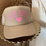 Riche Hippie Khaki with Pink Trucker Hat