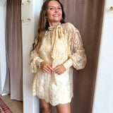 Icon Lace Tunic Top - Ivory