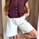 Mountain White Trend Shorts