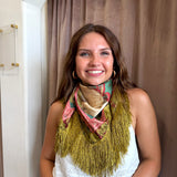 The Crane Fringe Scarf