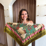 The Crane Fringe Scarf